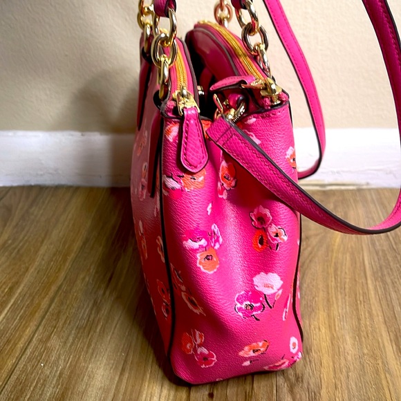 Coach MINI CHRISTIE CARRYALL IN SMALL WILDFLOWER PRINT + Matching Wallet - Picture 3 of 9